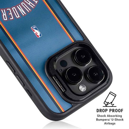 NBA Oklahoma City Thunder Jersey iPhone 14 Pro Kickstand Case